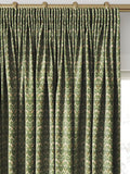 William Morris At Home Strawberry Thief velvet curtains Nettle - British product