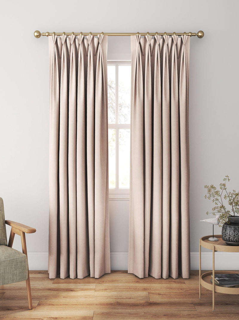Clarke & Clarke Paradiso made to measure curtains heather - British product