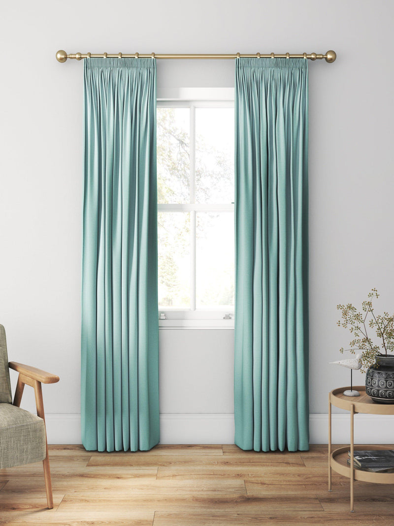 Clarke & Clarke Paradiso seaglass made to measure curtain fabric (British brand)