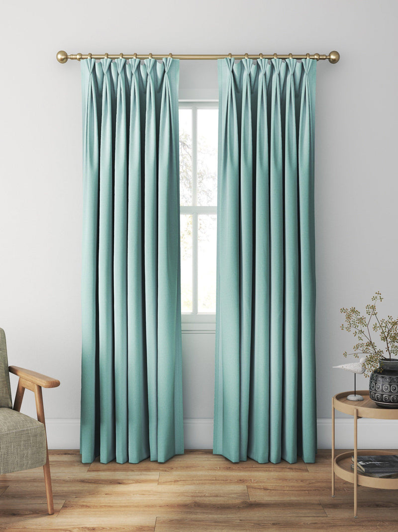 Clarke & Clarke Paradiso seaglass made to measure curtain fabric (British brand)