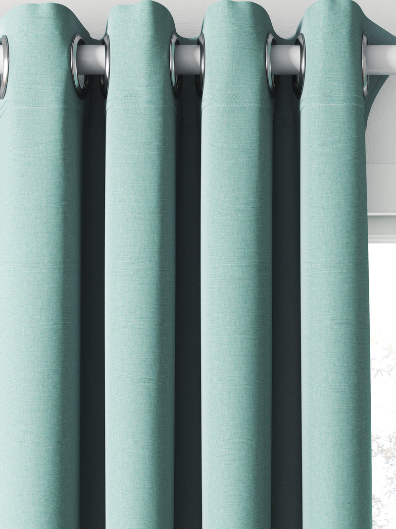 Clarke & Clarke Paradiso seaglass made to measure curtain fabric (British brand)