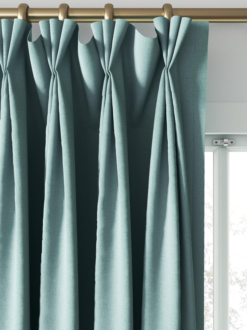 Clarke & Clarke Paradiso seaglass made to measure curtain fabric (British brand)