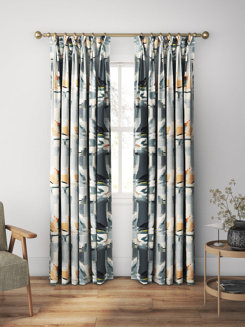 Harlequin Perspective made to measure curtain Slate/Sedona - British brand