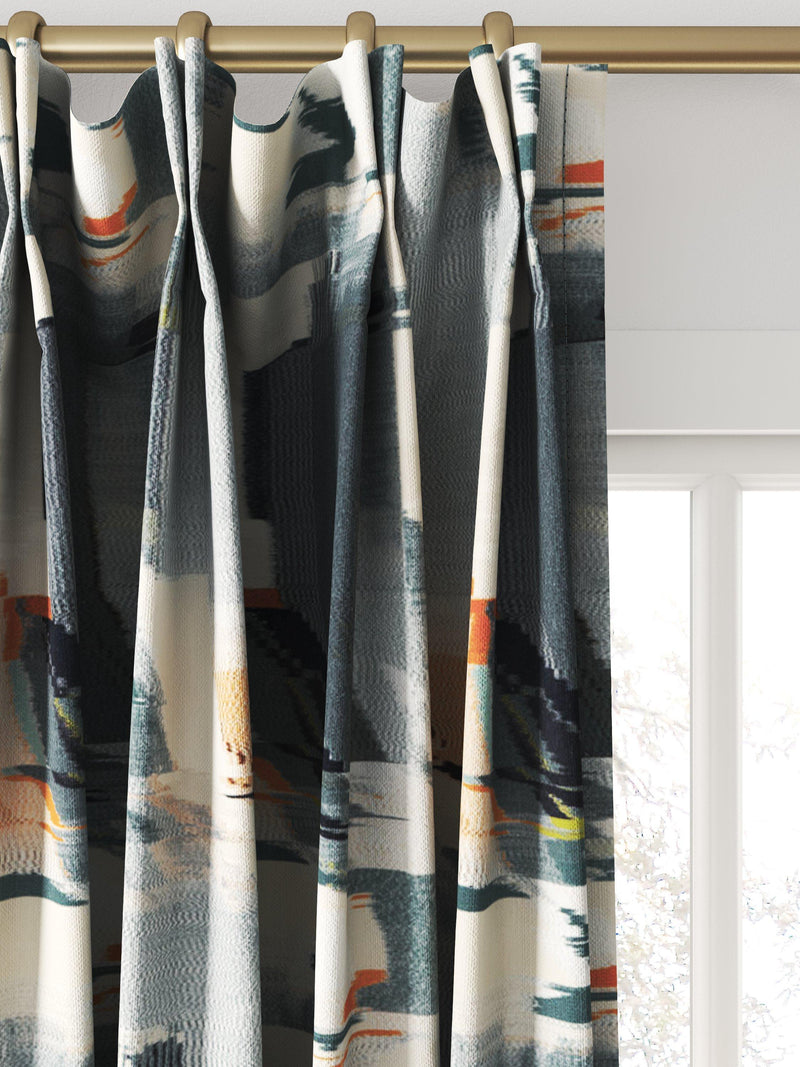 Harlequin Perspective made to measure curtain Slate/Sedona - British brand