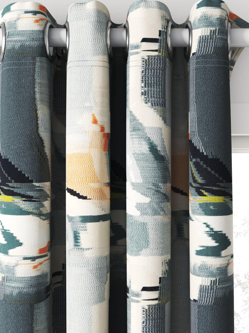 Harlequin Perspective made to measure curtain Slate/Sedona - British brand