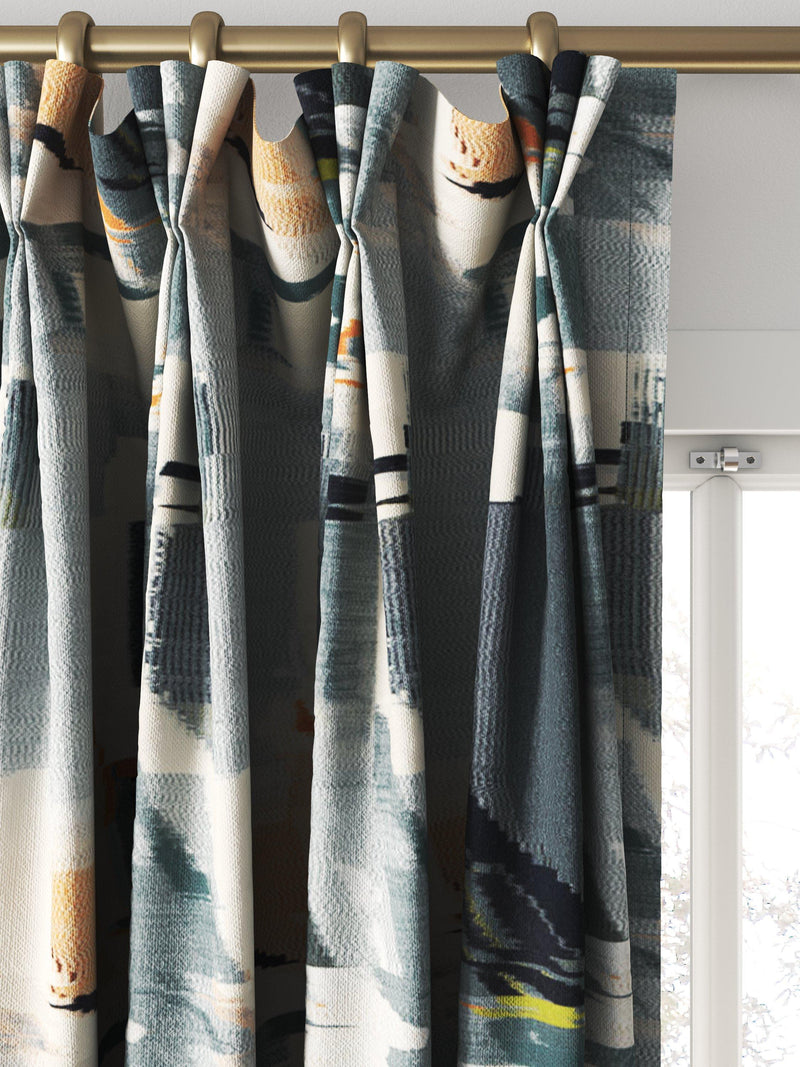 Harlequin Perspective made to measure curtain Slate/Sedona - British brand