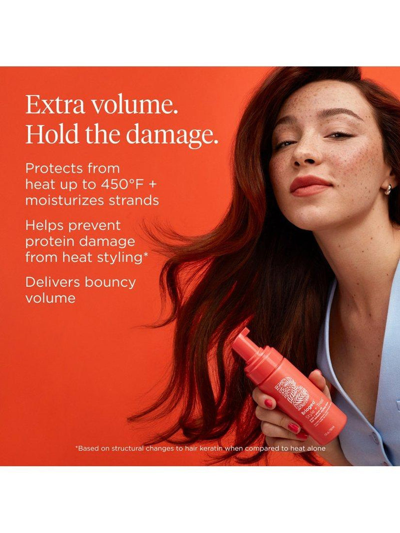 Briogeo styling foam yuzu plum oil 150ml, UK version