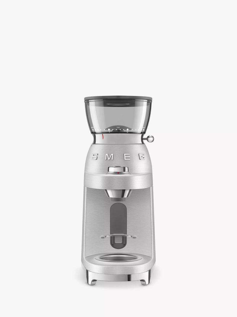 Smeg CGF02SSUK coffee grinder stainless steel (British brand)