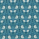John Lewis Morris & Co. Pimpernel Midnight/Opal Made to Measure Curtains or Roman Blind (140cm Width)- Buy online at McGrocer