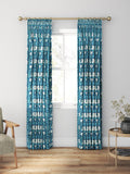 Morris & Co. Pimpernel midnight opal curtains roman blind UK version