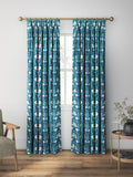 Morris & Co. Pimpernel midnight opal curtains roman blind UK version