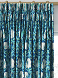 Morris & Co. Pimpernel midnight opal curtains roman blind UK version