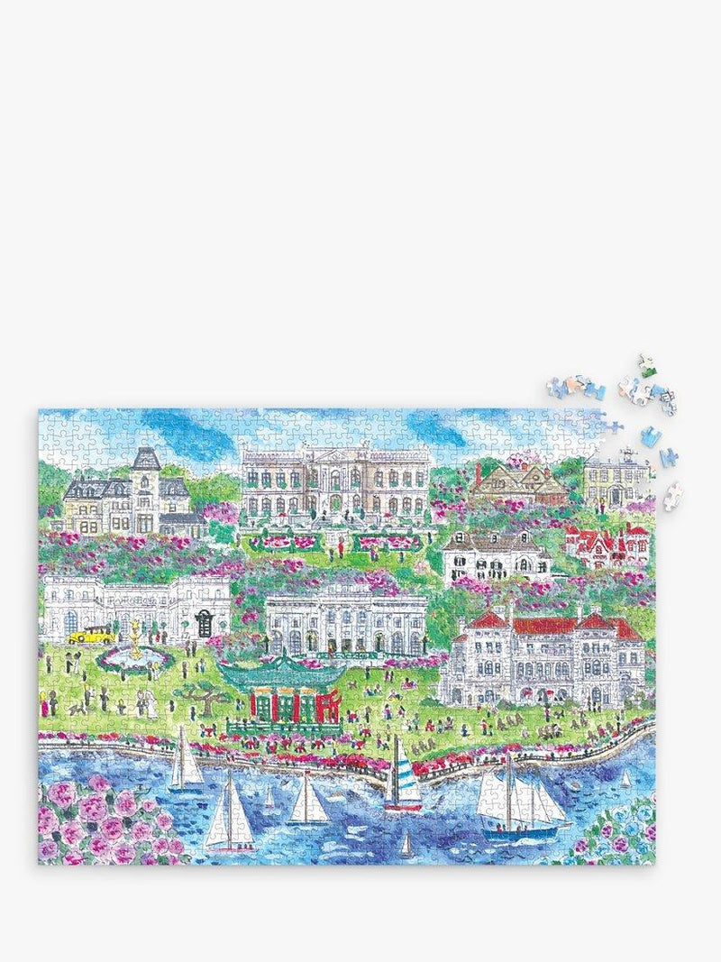 Galison Newport Mansions Jigsaw Puzzle 1000 Pieces, UK version
