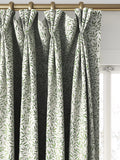 Morris & Co. Lily Leaf made-to-measure curtains (British brand)