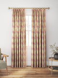 Morris & Co. Willow Bough woven curtains roman blind in russet - British product