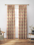 Morris & Co. Willow Bough woven curtains roman blind in russet - British product
