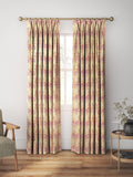 Morris & Co. Willow Bough woven curtains roman blind in russet - British product