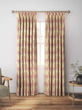 Morris & Co. Willow Bough woven curtains roman blind in russet - British product