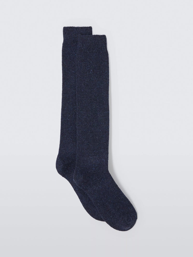 John Lewis Wool Silk Blend Knee High Socks