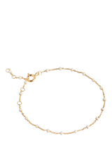 John Lewis ENAMEL Copenhagen Lola Enamel Bead Chain Bracelet Gold Plated Sterling Silver- Buy online at McGrocer