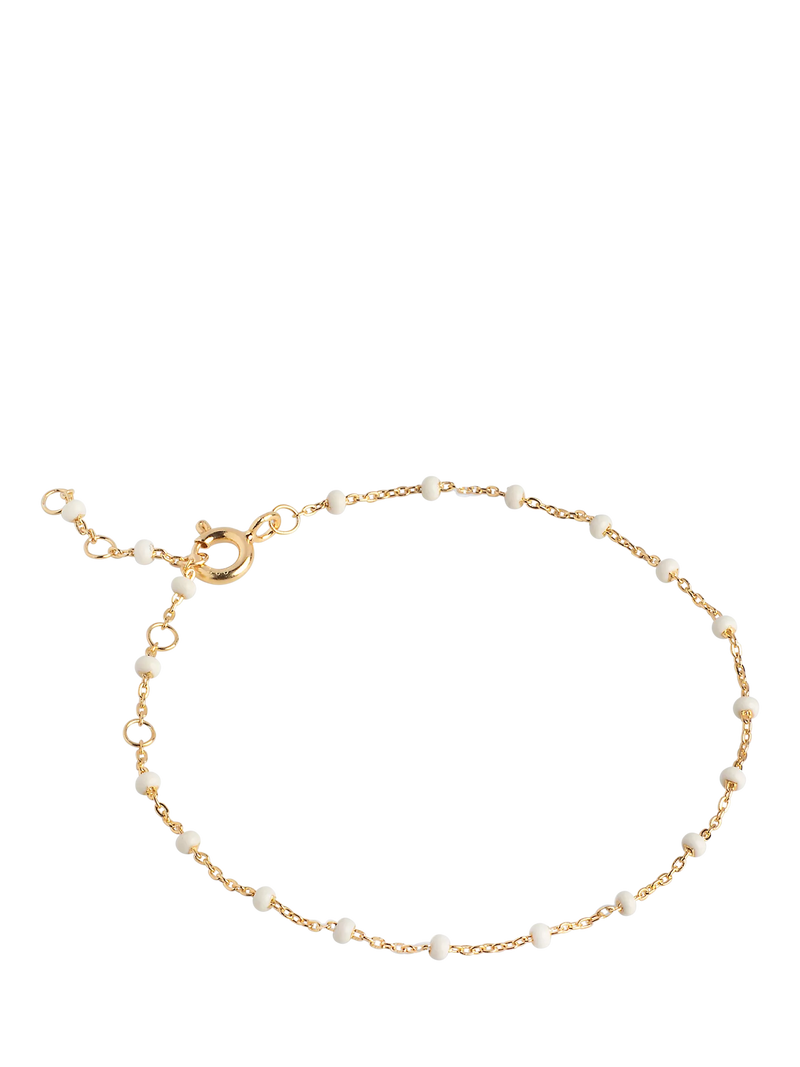 ENAMEL Copenhagen Enamel Bead Chain Bracelet - Gold/Multi