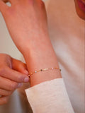 ENAMEL Copenhagen Lola Enamel Bead Chain Bracelet, imported from the UK