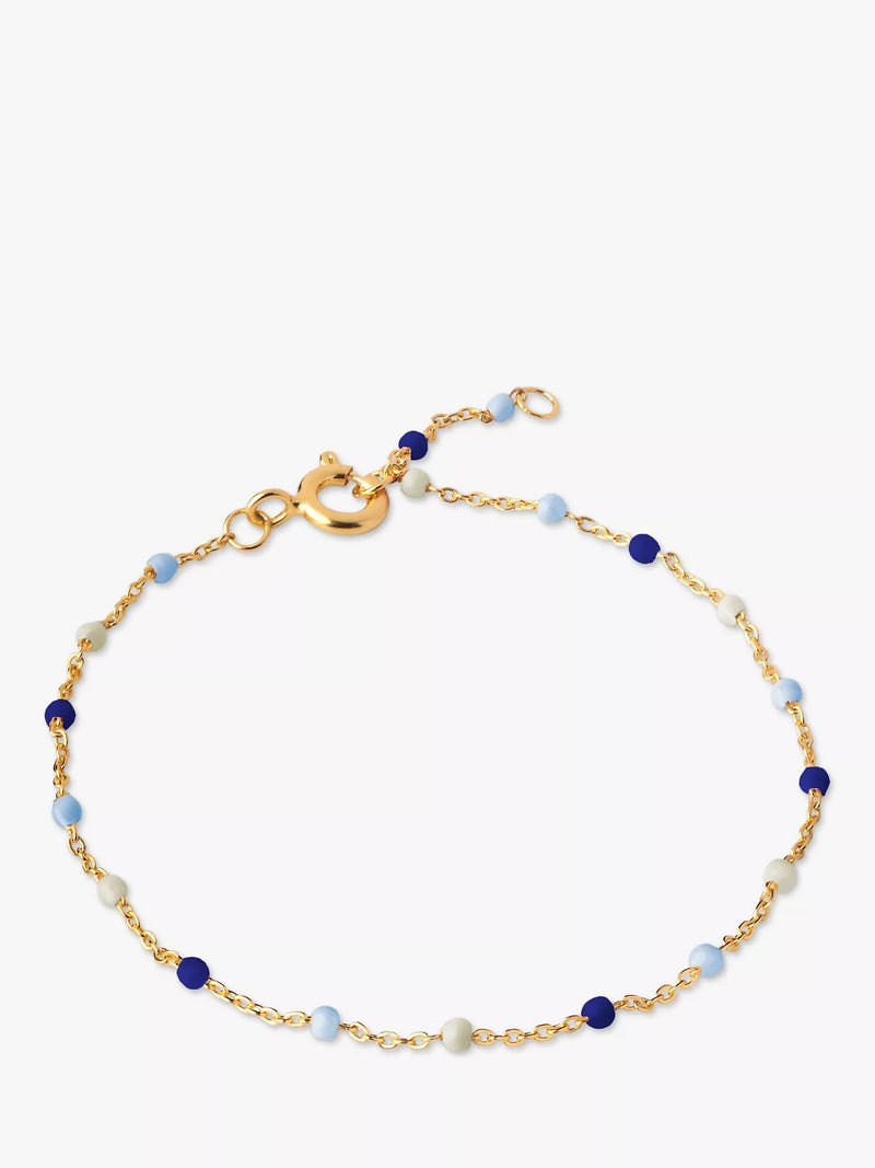 ENAMEL Copenhagen Lola Enamel Bead Chain Bracelet, imported from the UK