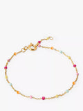ENAMEL Copenhagen Enamel Bead Chain Bracelet - Gold/Rainbow