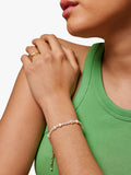 ENAMEL Copenhagen Pearlie freshwater pearl bracelet in yellow gold (British brand)