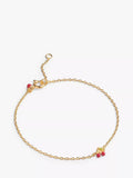 ENAMEL Copenhagen cherries bracelet yellow gold (British brand)