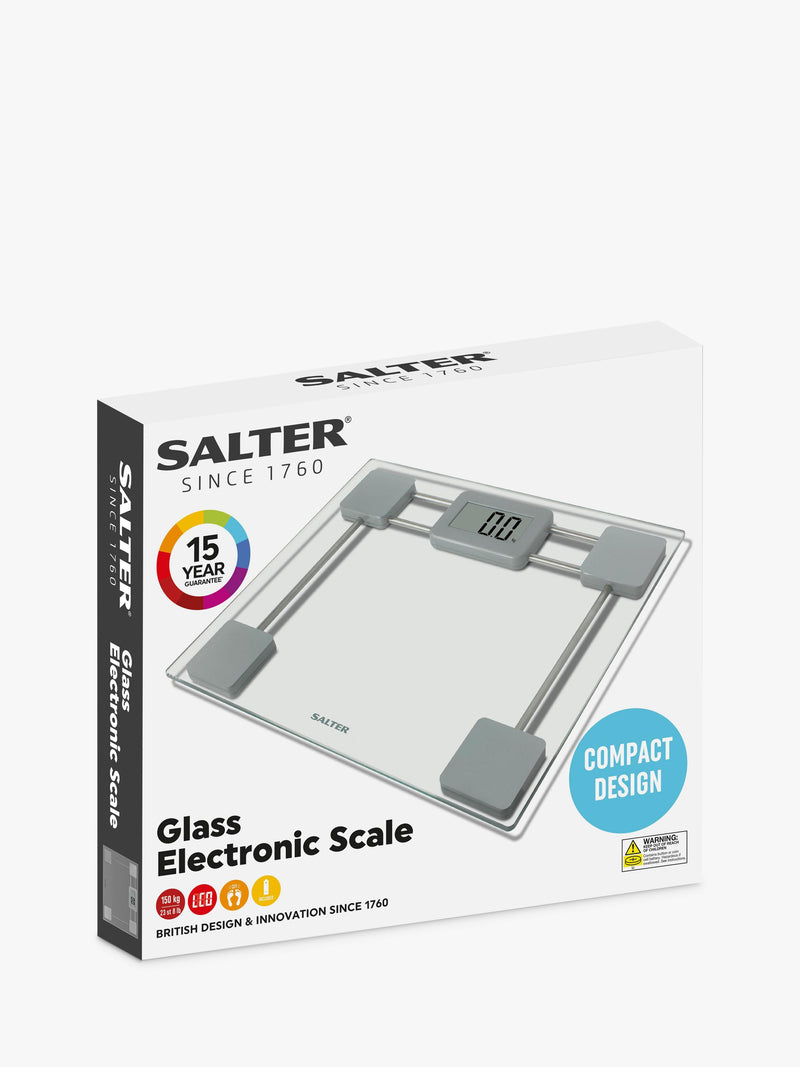 Salter glass digital bathroom scale (British brand)