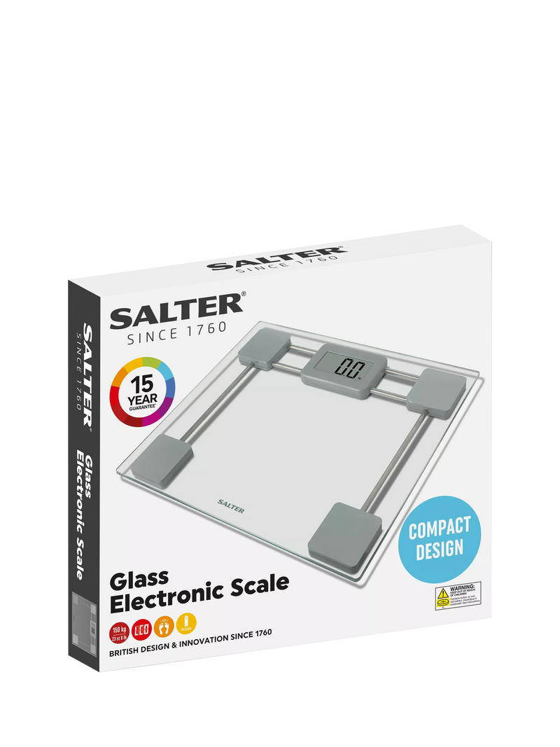 Salter glass digital bathroom scale (British brand)