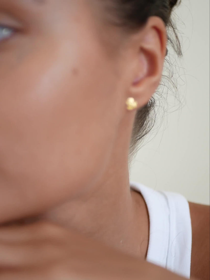 ENAMEL Copenhagen Rio stud earrings 6mm, imported from the UK