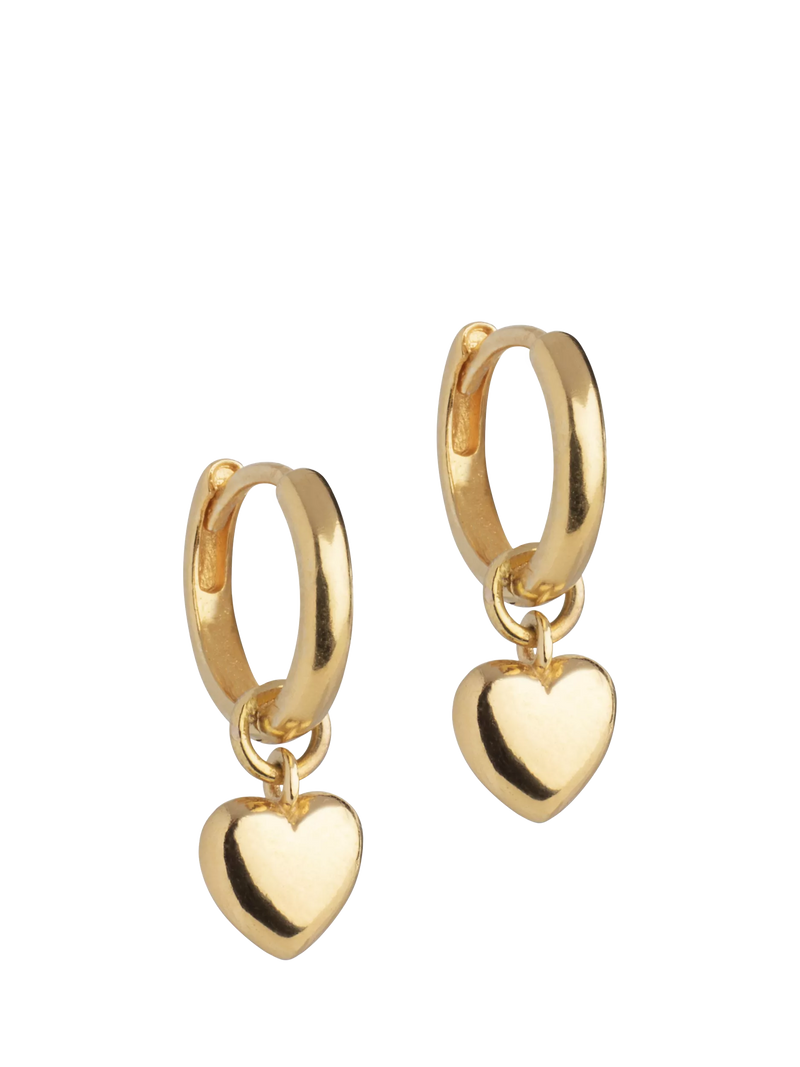 ENAMEL Copenhagen Amore Hoop Earrings, Gold