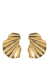 John Lewis Enamel Copenhagen Wave Stud Earrings 20 x 16mm- Buy online at McGrocer
