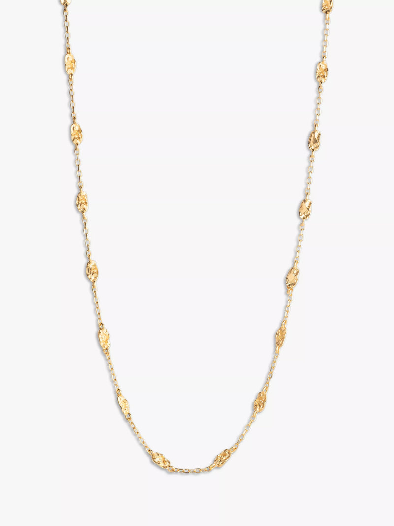 ENAMEL Copenhagen Kia gold plated charm necklace, UK version