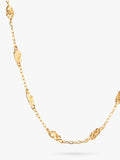 ENAMEL Copenhagen Kia gold plated charm necklace, UK version