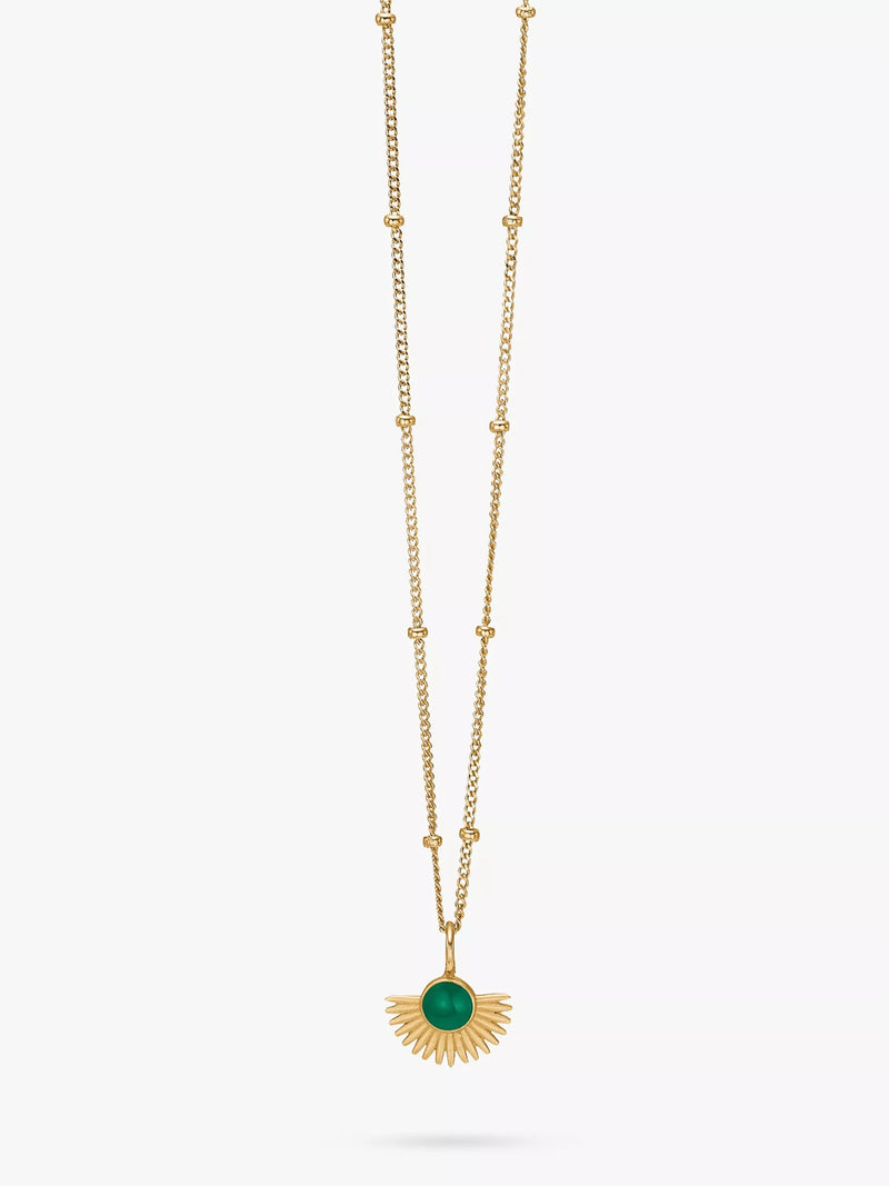 ENAMEL Copenhagen Soleil Necklace, Green