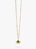 ENAMEL Copenhagen Soleil Necklace, Green