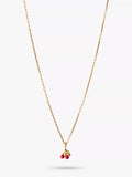 ENAMEL Copenhagen cherry pendant necklace 42-45cm, UK version