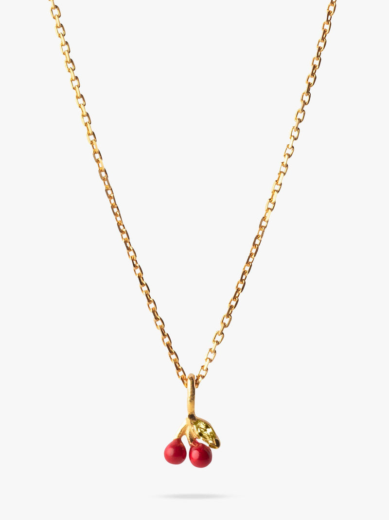 ENAMEL Copenhagen cherry pendant necklace 42-45cm, UK version