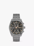BOSS Skytraveller chronograph watch grey - British product