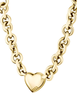 John Lewis Hugo Boss Honey Love Heart Pendant Necklace Gold- Buy online at McGrocer