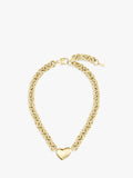 BOSS Honey Love heart pendant necklace gold, UK version