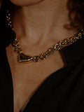 BOSS Honey Love heart pendant necklace gold, UK version