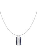 Tommy Hilfiger men's pendant necklace silver (British brand)