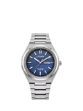 Citizen Zenshin watch blue dial silver bracelet, imported from the UK