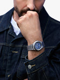 Citizen Zenshin watch blue dial silver bracelet, imported from the UK