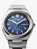 Citizen Zenshin watch blue dial silver bracelet, imported from the UK