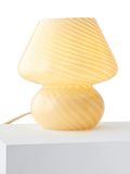 John Lewis glass mushroom table lamp, British brand